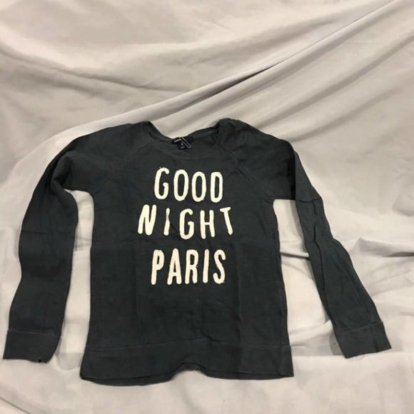 Gap Kids "Good Night Paris" Long Sleeve - Picture 1 of 4